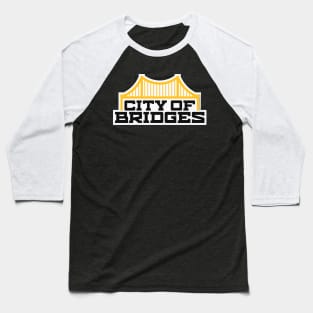 City of Bridges Baseball T-Shirt